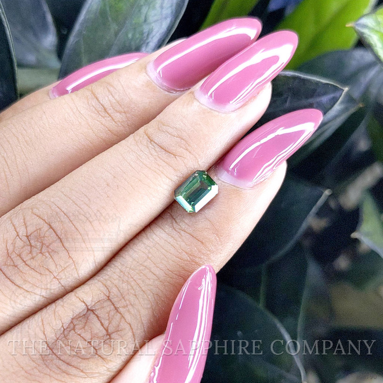 1.08 Ct. Bluish Green Sapphire from Tanzania