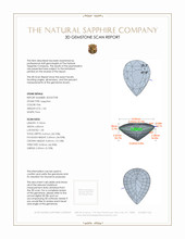 1.60 Ct. Pink Sapphire from Ceylon (Sri Lanka) 3 D Scan Report