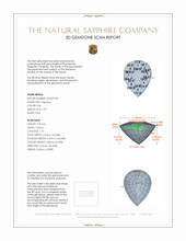 1.99 Ct. Pink Sapphire from Ceylon (Sri Lanka) 3 D Scan Report
