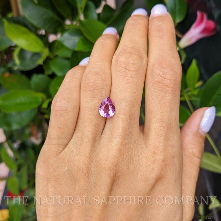 2.55 Ct. Pink Sapphire from Ceylon (Sri Lanka)