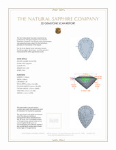 2.82 Ct. Pink Sapphire from Ceylon (Sri Lanka) 3 D Scan Report