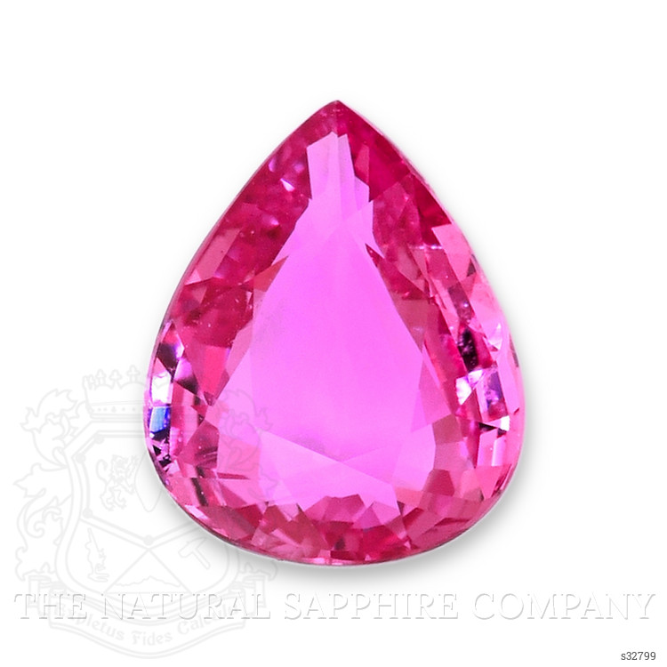 3.00 Ct. Reddish Pink Sapphire from Ceylon (Sri Lanka)