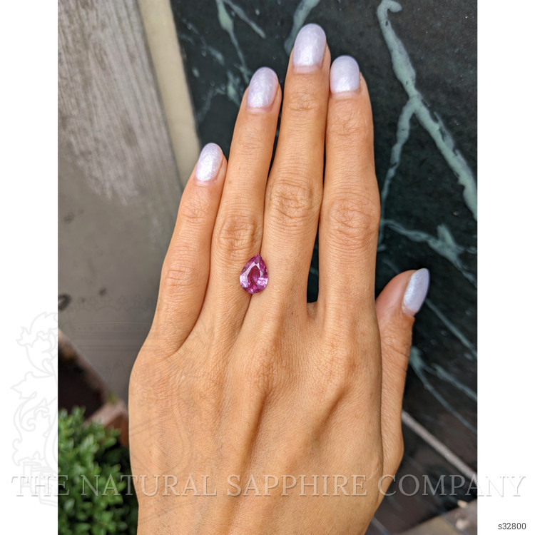 3.02 Ct. Pink Sapphire from Ceylon (Sri Lanka)