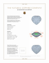 3.76 Ct. Purplish Pink Sapphire from Ceylon (Sri Lanka) 3 D Scan Report