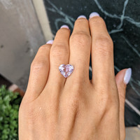 5.18 Ct. Purple Sapphire from Ceylon (Sri Lanka) Life Style