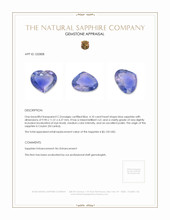 4.10 Ct. Blue Sapphire from Ceylon (Sri Lanka) Appraisal