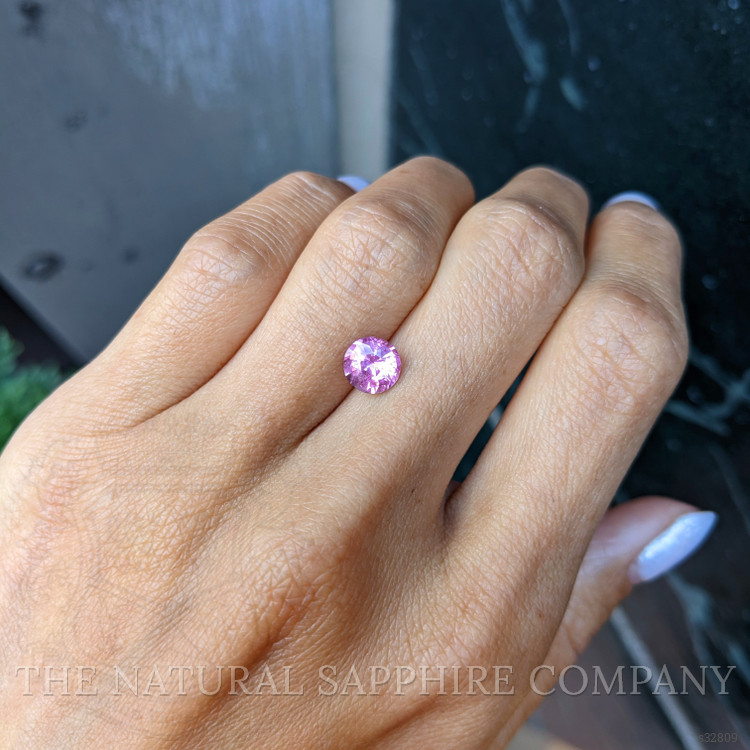 1.55 Ct. Purplish Pink Sapphire from Ceylon (Sri Lanka)