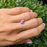 1.55 Ct. Purplish Pink Sapphire from Ceylon (Sri Lanka) Life Style