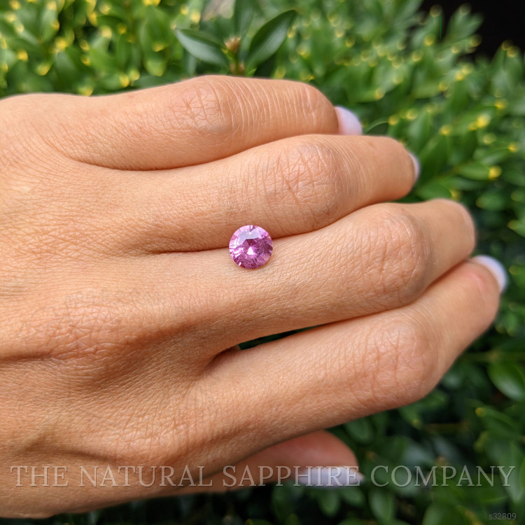 1.55 Ct. Purplish Pink Sapphire from Ceylon (Sri Lanka)