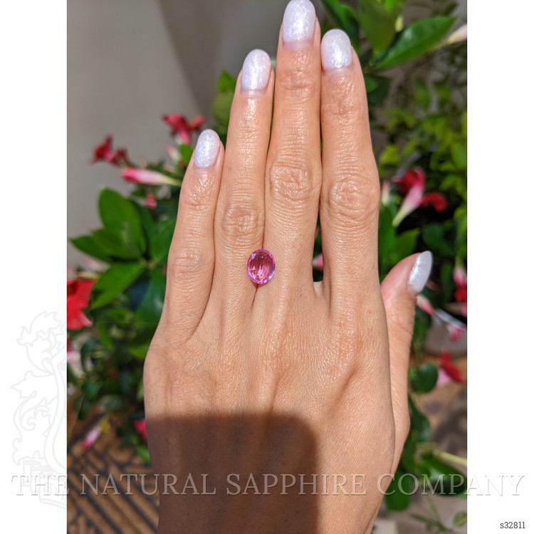 2.26 Ct. Pink Sapphire from Ceylon (Sri Lanka)