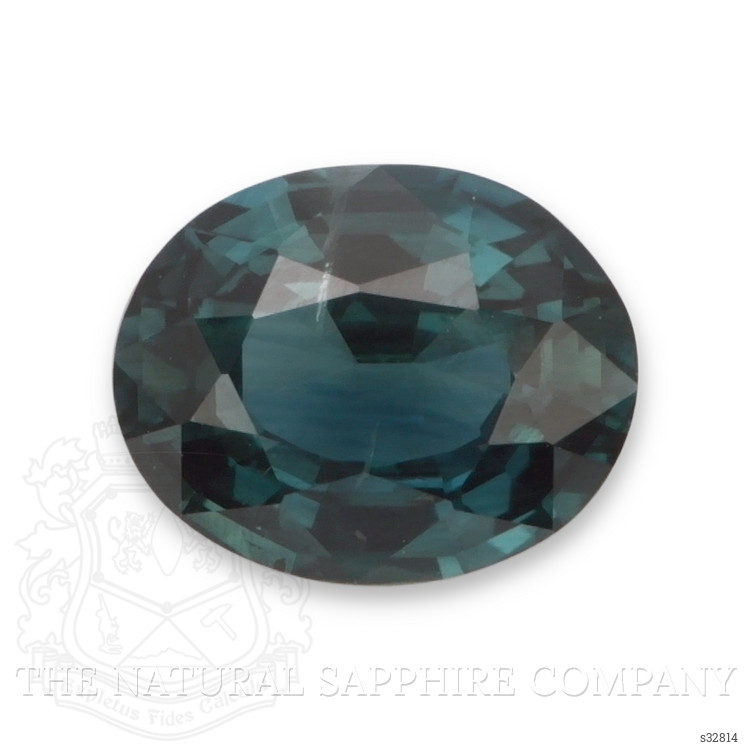 2.13 Ct. Bluish Green Sapphire from Ceylon (Sri Lanka)