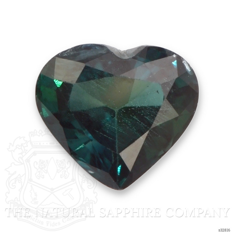 1.86 Ct. Bluish Green Sapphire from Ceylon (Sri Lanka)