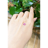 1.06 Ct. Pink Sapphire from Madagascar Life Style