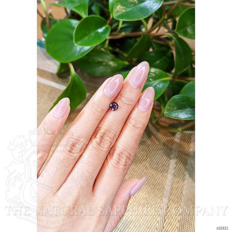 0.79 Ct. Pinkish Purple Sapphire from Thailand