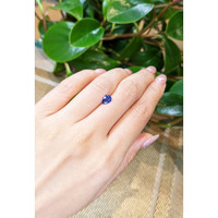 0.86 Ct. Blue Sapphire from Ceylon (Sri Lanka) Life Style