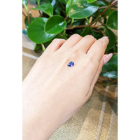 0.86 Ct. Blue Sapphire from Ceylon (Sri Lanka) Life Style