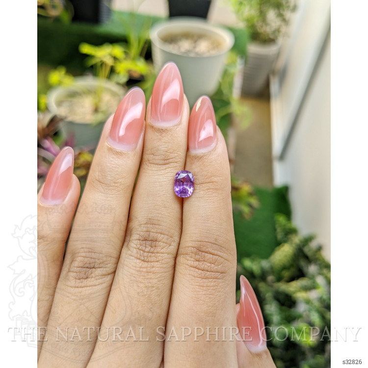 1.70 Ct. Pinkish Purple Sapphire from Ceylon (Sri Lanka)