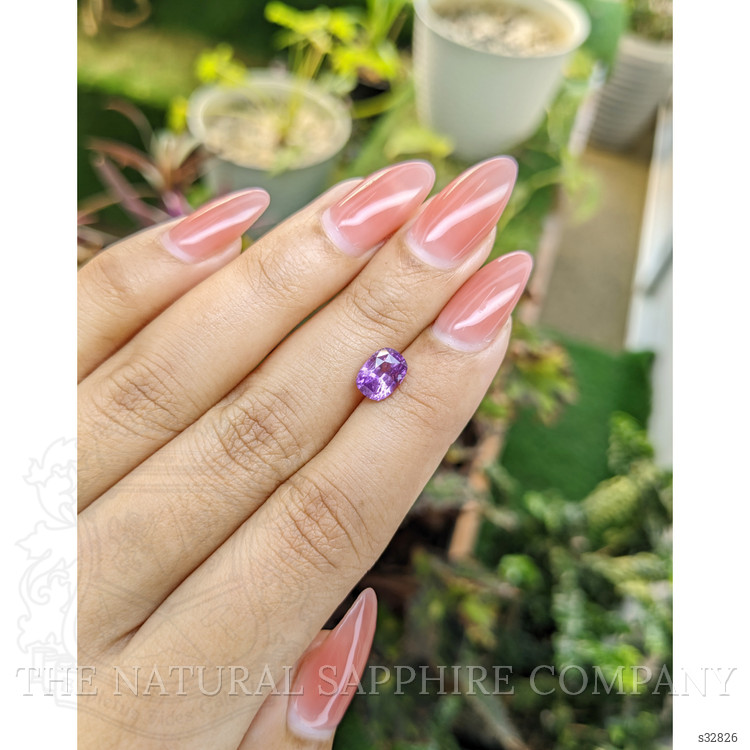 1.70 Ct. Pinkish Purple Sapphire from Ceylon (Sri Lanka)