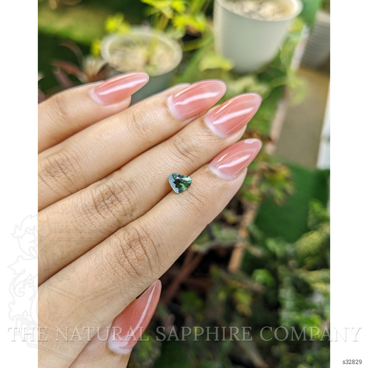 0.92 Ct. Green Sapphire from Madagascar