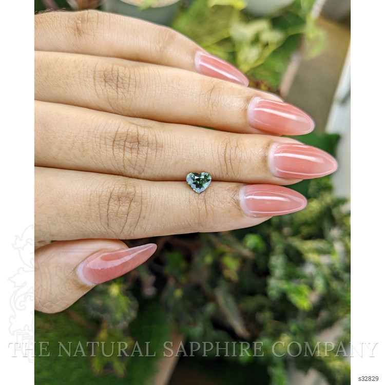 0.92 Ct. Green Sapphire from Madagascar