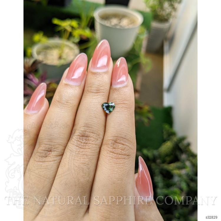 0.92 Ct. Green Sapphire from Madagascar