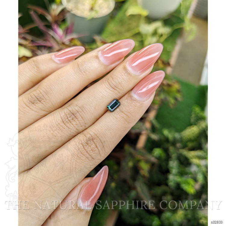 1.08 Ct. Bluish Green Sapphire from Madagascar