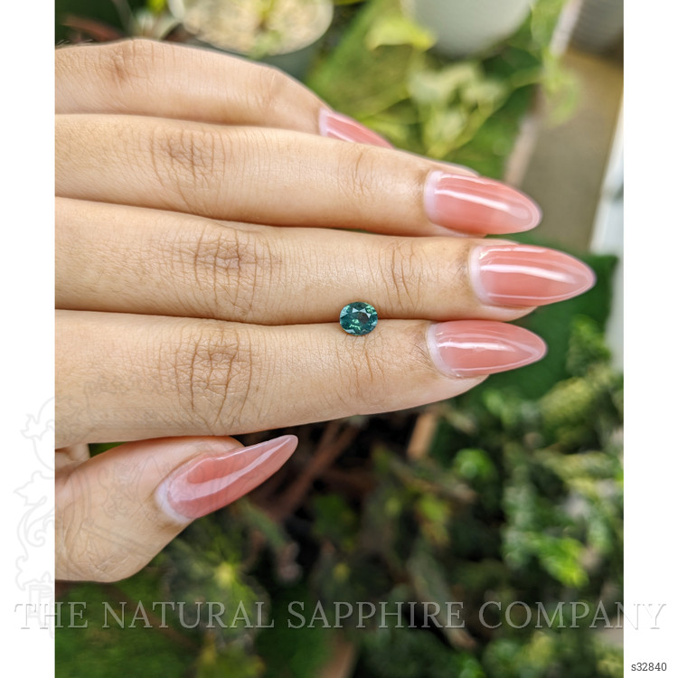 0.85 Ct. Green Sapphire from Madagascar