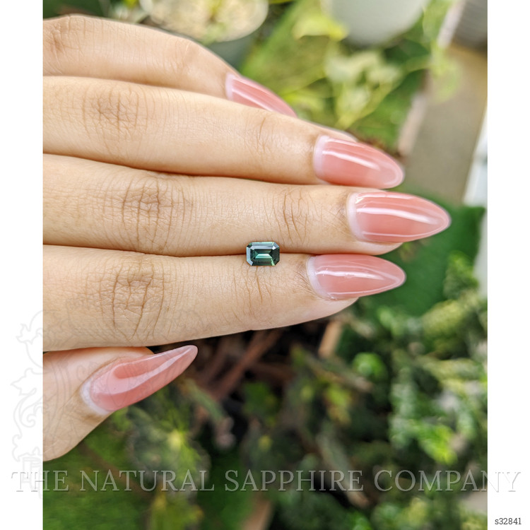 0.58 Ct. Green Sapphire from Madagascar