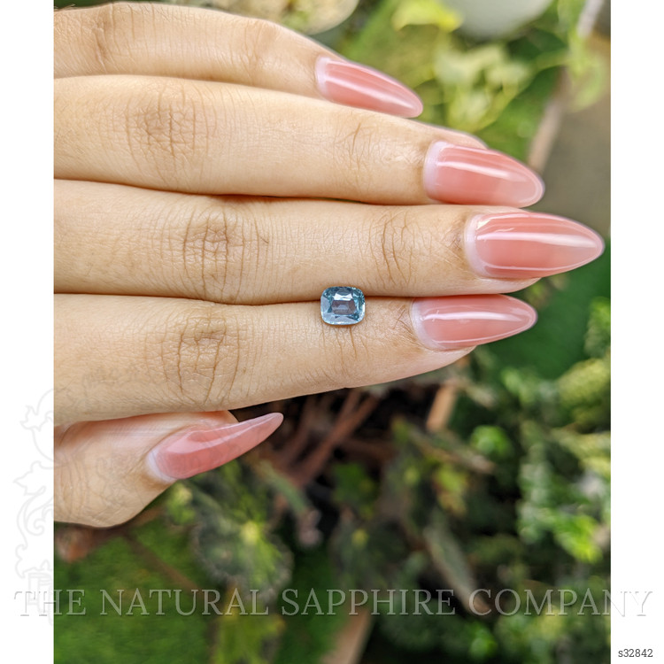 1.12 Ct. Greenish Blue Sapphire from Madagascar