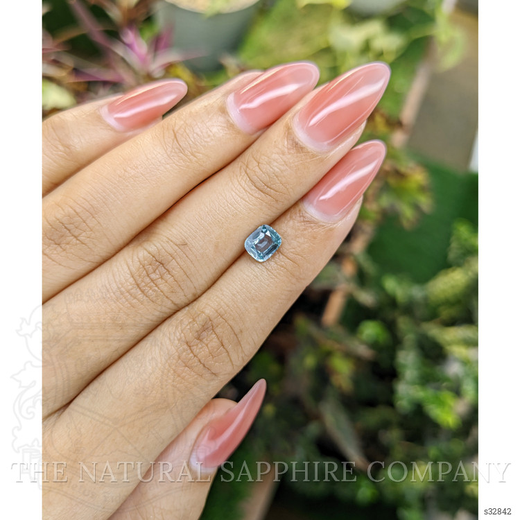 1.12 Ct. Greenish Blue Sapphire from Madagascar