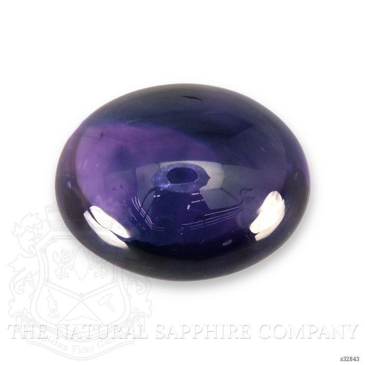 3.01 Ct. Bluish Purple Cabochon Sapphire from Ceylon (Sri Lanka)