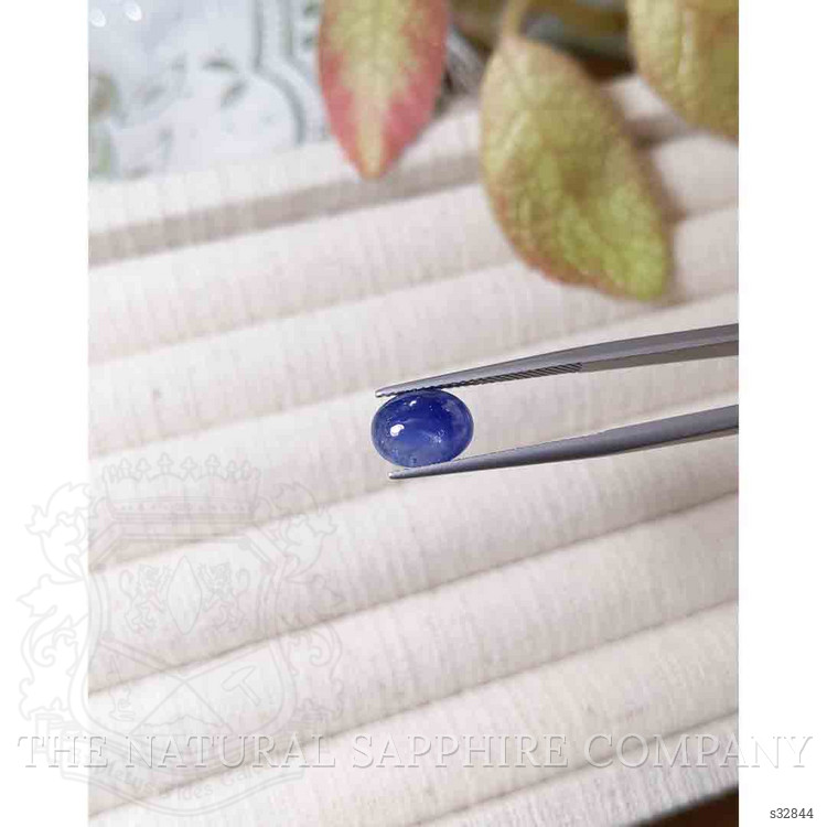3.57 Ct. Blue Cabochon Sapphire from Ceylon (Sri Lanka)