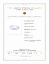 0.52 Ct. Blue Sapphire from Ceylon (Sri Lanka) Scan Report