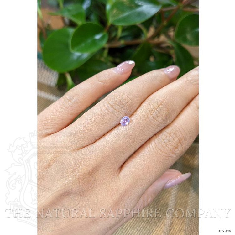 0.42 Ct. Pinkish Purple Sapphire from Ceylon (Sri Lanka)