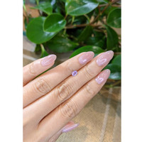 0.42 Ct. Pinkish Purple Sapphire from Ceylon (Sri Lanka) Life Style