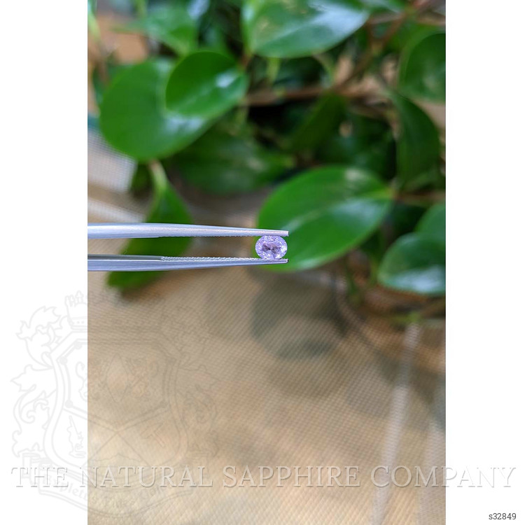 0.42 Ct. Pinkish Purple Sapphire from Ceylon (Sri Lanka)