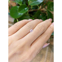 0.42 Ct. Pinkish Purple Sapphire from Ceylon (Sri Lanka) Life Style