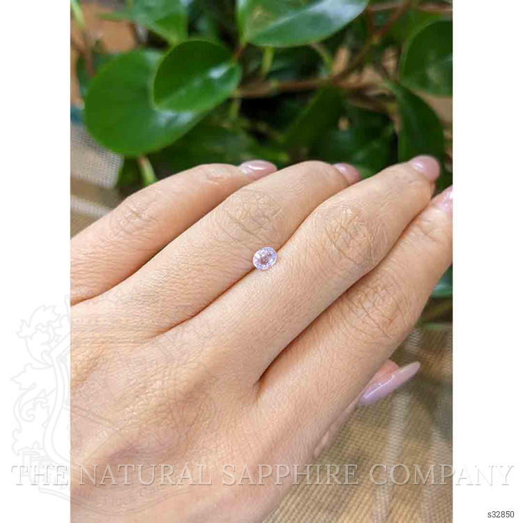 0.42 Ct. Pinkish Purple Sapphire from Ceylon (Sri Lanka)