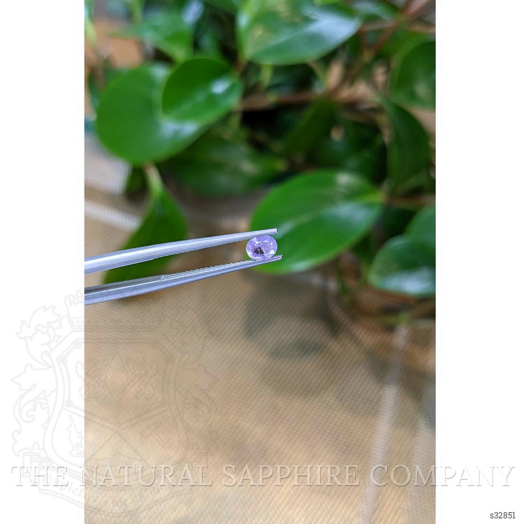 0.44 Ct. Purple Sapphire from Ceylon (Sri Lanka)