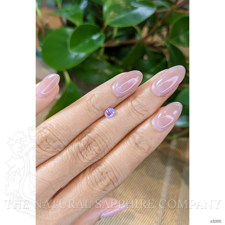0.44 Ct. Purple Sapphire from Ceylon (Sri Lanka)