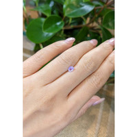 0.44 Ct. Purple Sapphire from Ceylon (Sri Lanka) Life Style