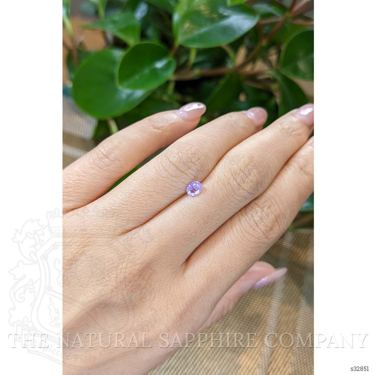 0.44 Ct. Purple Sapphire from Ceylon (Sri Lanka)
