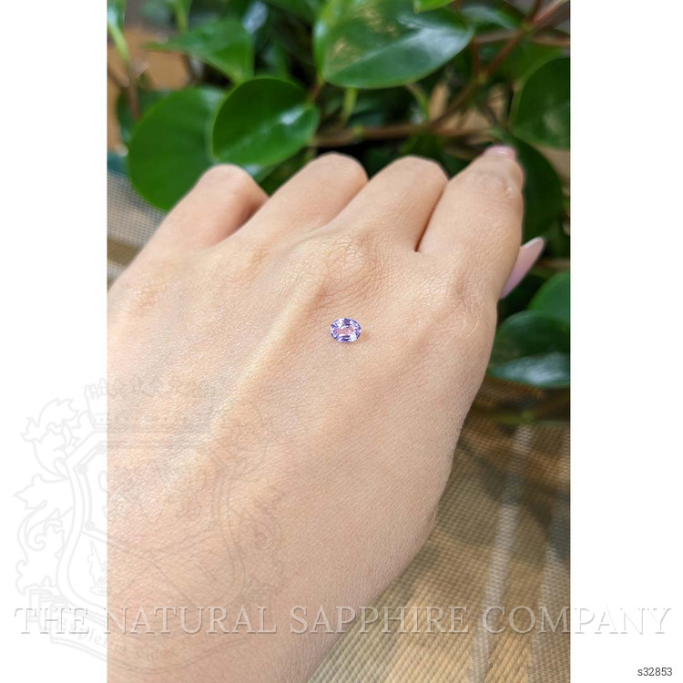 0.36 Ct. Purplish Pink Sapphire from Ceylon (Sri Lanka)