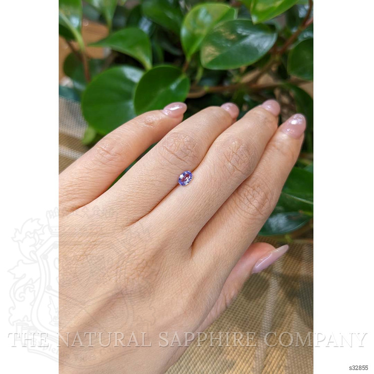 0.41 Ct. Blue Sapphire from Ceylon (Sri Lanka)