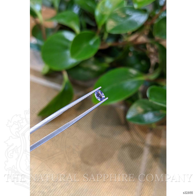 0.41 Ct. Blue Sapphire from Ceylon (Sri Lanka)