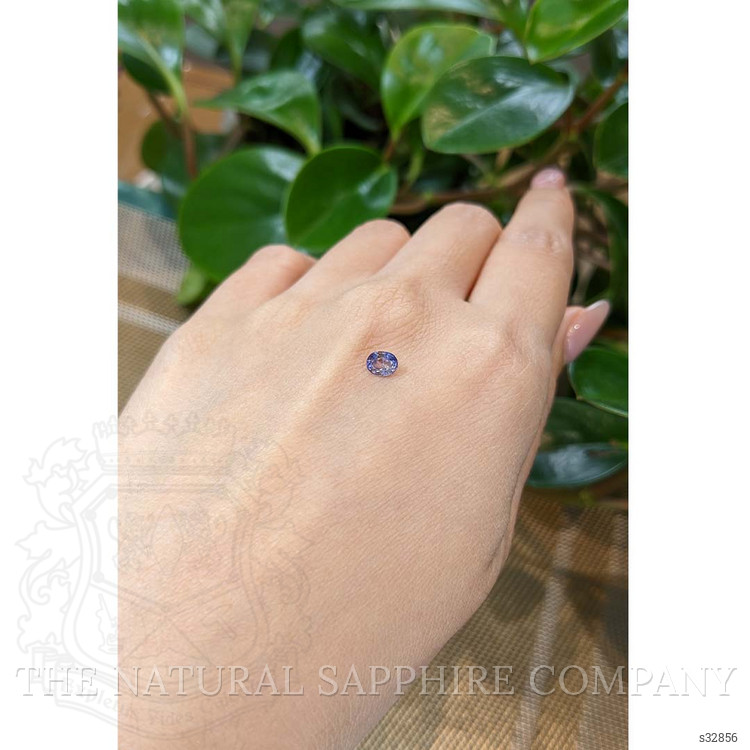 0.43 Ct. Bi Color Sapphire from Ceylon (Sri Lanka)