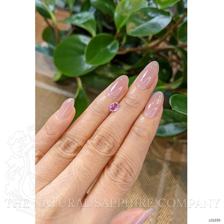 0.72 Ct. Pink Sapphire from Ceylon (Sri Lanka)