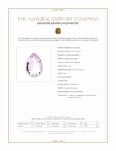 0.65 Ct. Pink Sapphire from Ceylon (Sri Lanka) Scan Report