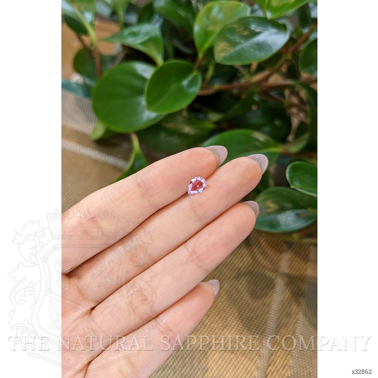 0.65 Ct. Pink Sapphire from Ceylon (Sri Lanka)
