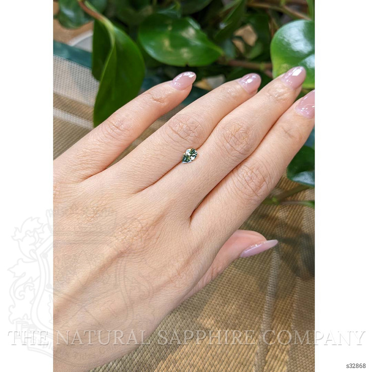 0.63 Ct. Yellowish Green Sapphire from Madagascar